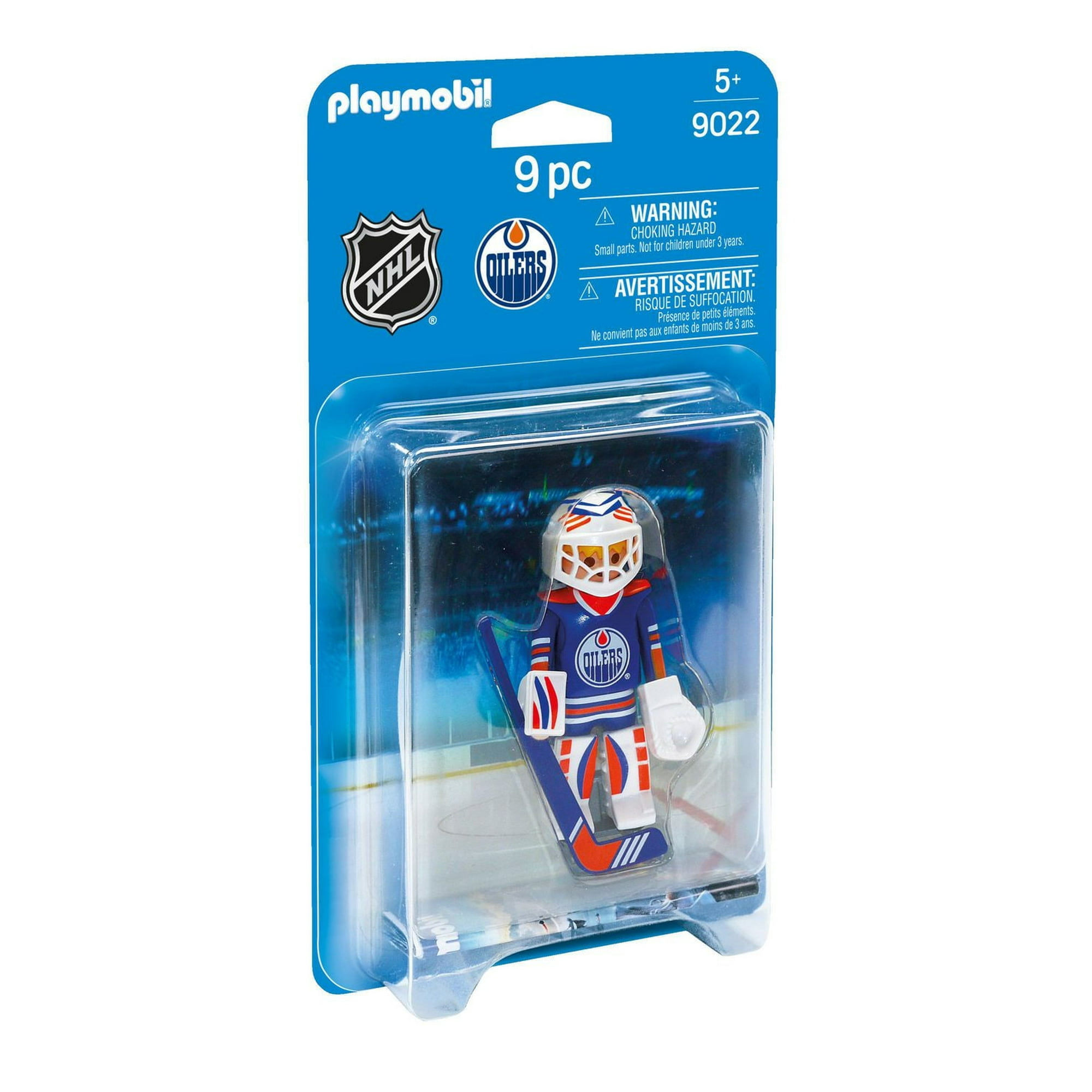 PLAYMOBIL NHL Edmonton Oilers Goalie 9022 Play Set