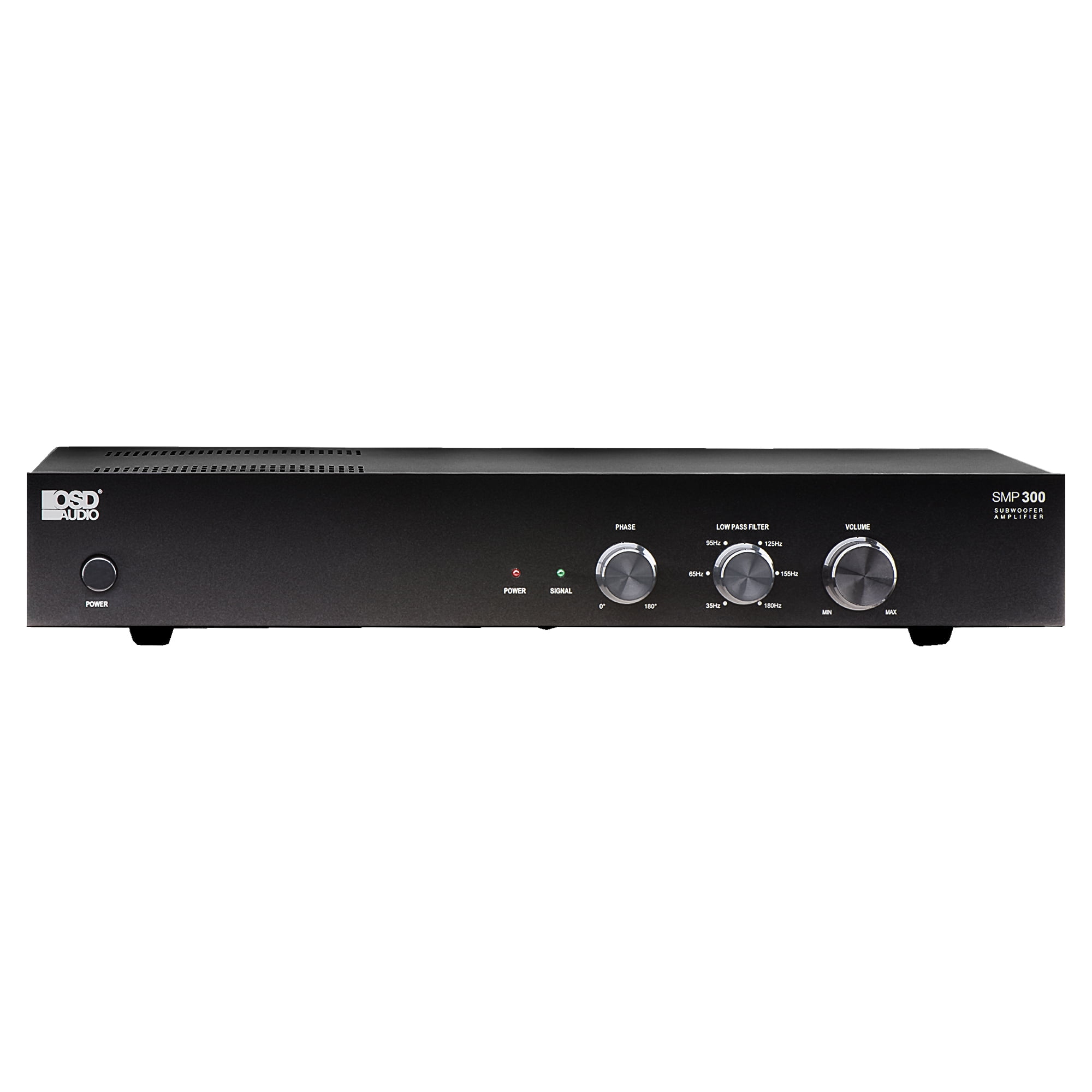 OSD Audio SMP300 500W Mono Class D Subwoofer Amplifier, Auto Sensing, 4 -8 Ohm ETL and CE Certified