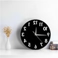 thumbnail image 4 of Wall Decorations for Living Room,Reverse Clock Living Room Home Decoration Wall Clock Counterclockwise Walking Wall Clock,Wall Art for Living Room,Home Decorations for Living Room, 4 of 6