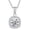 Moissanite-2, variant on FANCIME Moissanite Necklace for Women 925 Sterling Silver Moissanite Pendent Necklace Anniversary Mother's Day Valentines Sparkling Gift for Her