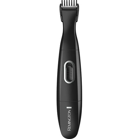 Remington Precision Grooming System, Battery Operated, with Trimmer and Adjustable Comb Attachments, Silver, PG165