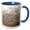 Blue/White, variant on 3drose, Flock of Snow Geese, 11oz Mug