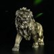 thumbnail image 3 of Mini estatua de león, figura de animal de fundición, estilo retro, oficina en casa, 3 of 5