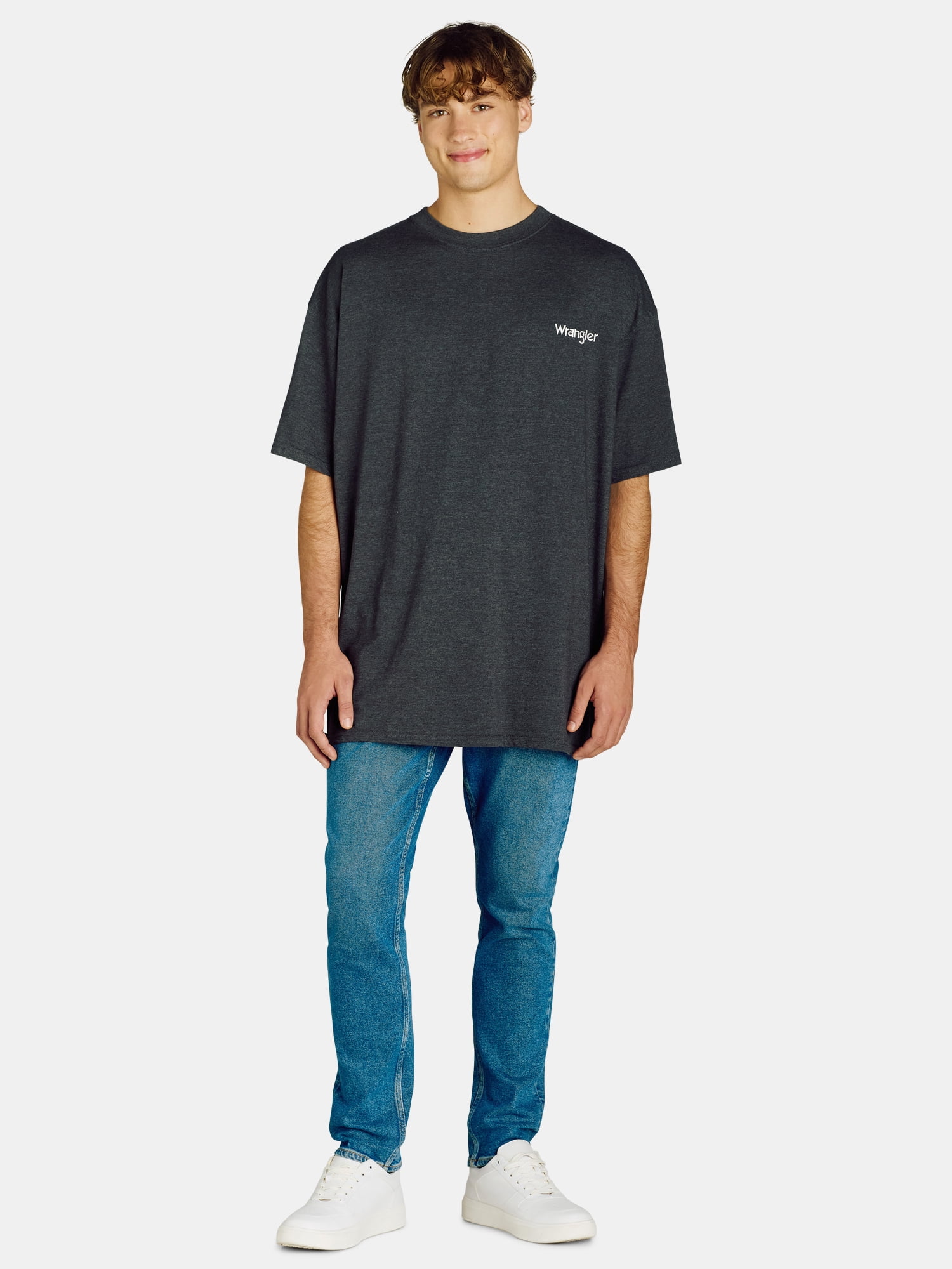 Wrangler Men’s Big and Tall Logo T-Shirt, Sizes 1XL-6XL
