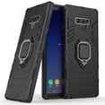 thumbnail image 1 of Funda Rígida Antichoque Compatible con Samsung Galaxy Note 9 Negro con Anillo Metálico y Soporte Mag, 1 of 6