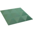 thumbnail image 6 of 11 7/8"W x 11 7/8"H Benson EnduraWall Decorative 3D Wall Panel, Universal Pearl Metallic Sea Mist (Covers 0.98 Sq. Ft.), 6 of 6