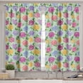 thumbnail image 2 of Ambesonne Vintage Valance & Curtain, Floral Beauty Bridal, 55"x36", Multicolor, 2 of 6