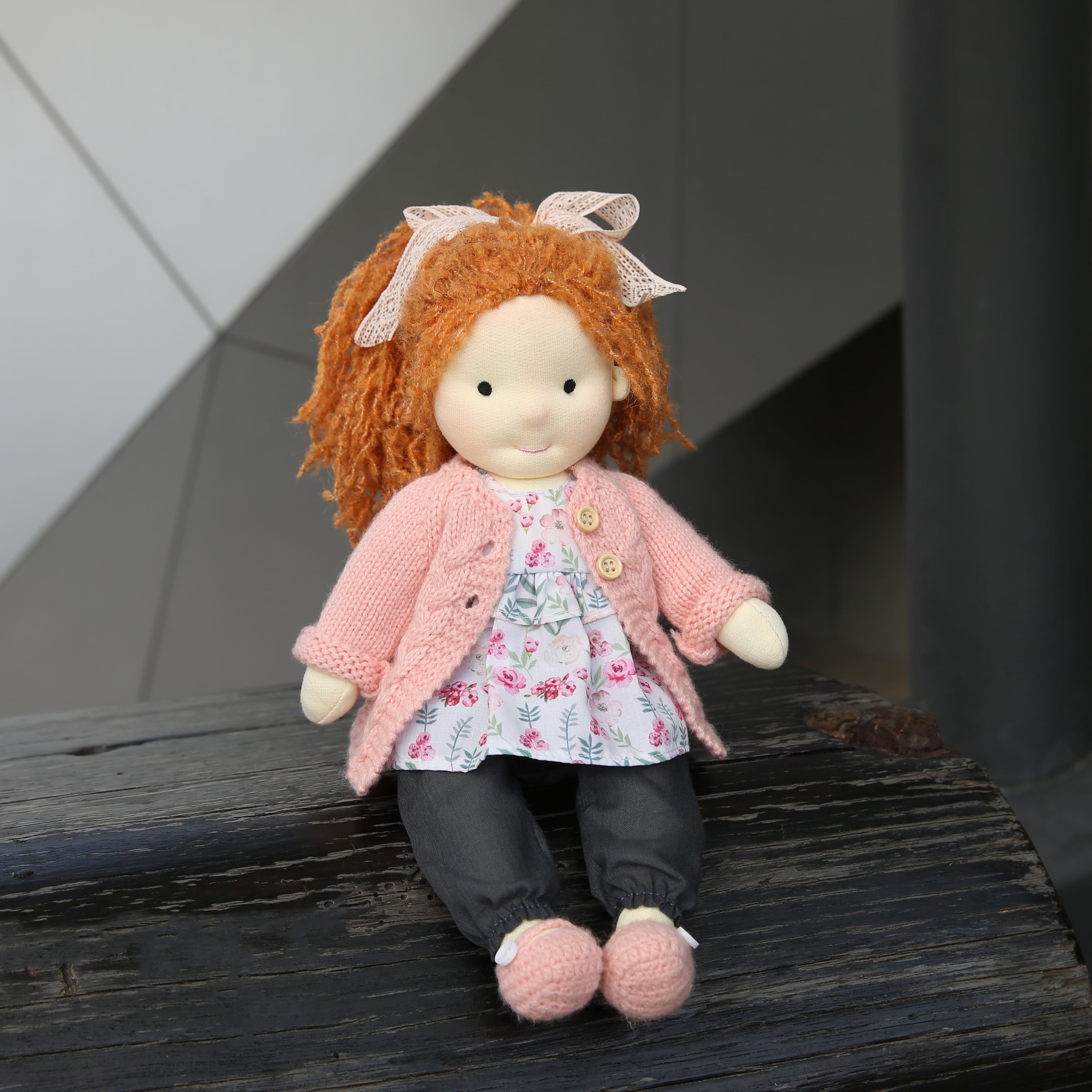 BlissfulPixie, Handcrafted Waldorf Doll, 12-inch, Organic Cotton