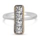 thumbnail image 1 of J Francis Anillo de cuatro piedras Swarovski? Zirconia para Mujer Plata 1.52ct(K) XianweiShao 8390613904065, 1 of 1