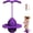 Purple, variant on Balance Jumping Ball with Handle, Upgraded Pogo Stick for Kids Adult, Childrens Bouncing Hopping Ball with Pump, Indoor Outdoor Balance Coordination Toy for Boys Girls Ages