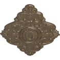 thumbnail image 2 of 42 3/4"W x 28 7/8"H x 1"P Ashford Ceiling Medallion, Hand-Painted Warm Silver, 2 of 4