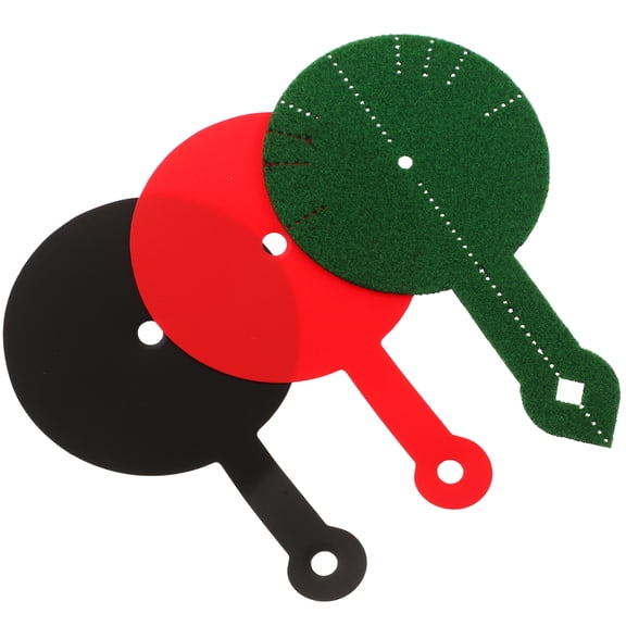 GAXIRE 3-Piece Pool Cue Trainer Set, Multi-Color, Compact 3.73 x 2.24 x 0.04 Inch for Billiards Practice