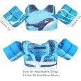 thumbnail image 6 of Kids Swim Floats for 2-8 Years Old, Adjustable Arm Waistband Float Vest for 28-70 Pounds, 6 of 8