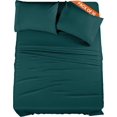 thumbnail image 1 of King Bed Sheet Set Piece Bedding Soft Brushed Microfiber Fabric Shrinkage & Fade Easy Care (), 1 of 7