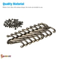 thumbnail image 4 of 20Pcs Wall Mounted Single Robe Coat Holder No Scratch Key Hanger with 40Pcs Screws Set for Home Kitchen Bath Garage (Black), 4 of 10