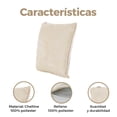 thumbnail image 2 of Cojines de Chenille Cuadrados para Sofa Dormitorio Oficina Set de 2 piezas Dorado Gaon, 2 of 7