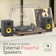 thumbnail image 5 of Tocadiscos Retrolife con tocadiscos y salida Bluetooth inalámbrica, 5 of 9