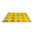 thumbnail image 2 of Ahgly Company Machine Washable Indoor Rectangle Solid Yellow Modern Area Rugs, 5' x 7', 2 of 4