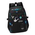 thumbnail image 1 of Mochila escolar jinwen Impermeable Mochila de dinosaurio para niños grande, 1 of 8