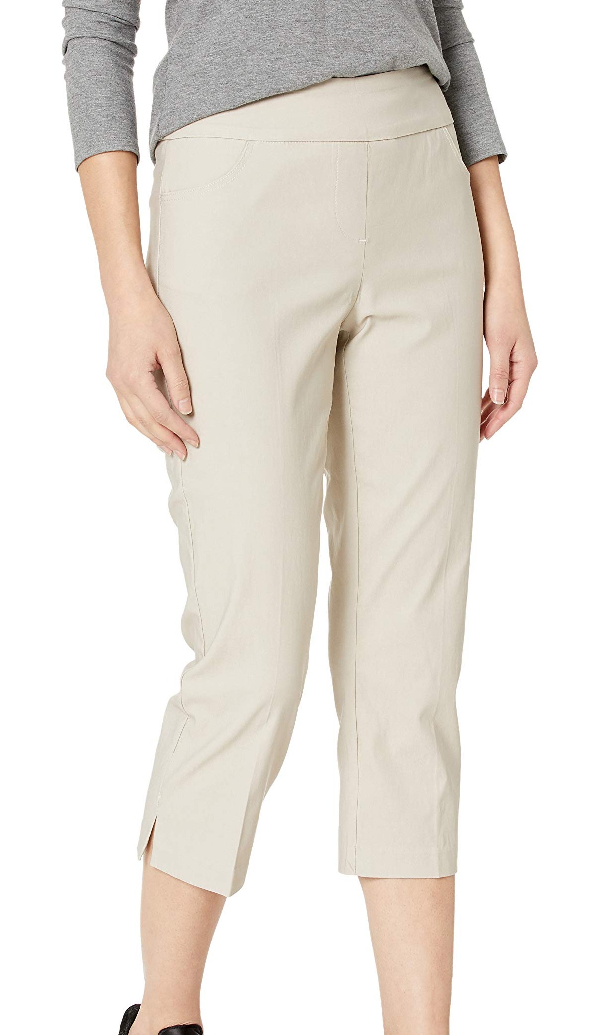 Tribal Womens Flatten It Capri Pants 