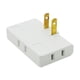 thumbnail image 4 of 3 in 1 Outlets Extender 180 Degrees Rotatable Socket for Travel Wall Household White CUTICAT Extensor de salida, 4 of 8