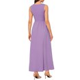 thumbnail image 3 of INSPIRE CHIC Sleeveless Maxi Dress for Women's Patchwork A-Line Crew Neck Stretchy Casual Tank Dress XS Purple, 3 of 6