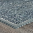 thumbnail image 5 of LR Home Imara Amety Blue/Silver Traditional Damask Polyester Runner Rug, 2'2" x 7'7", 5 of 7