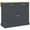 Dark Grey, variant on HOMCOM Kitchen Island with Drop Leaf Kitchen Cart with Storage Dark Grey