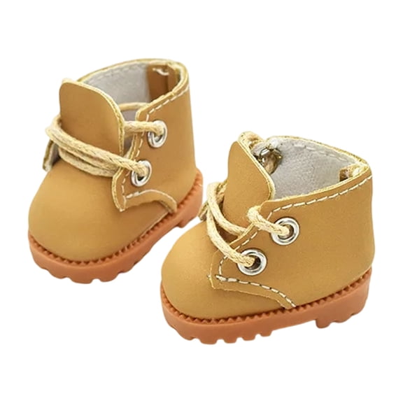 Fashionable Bootie For 17cm Figure Doll PU Shoe For Plush Doll Decoration Figure Doll Accessories