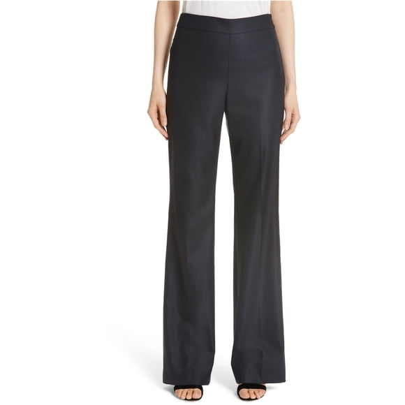 Pantalones casuales St. John Bird's Eye para mujer, azul, 6