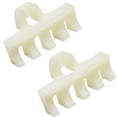 thumbnail image 1 of 2pcs Badminton Racket Load Spreader Racquets Pressure Reducer Badminton Racket Protector for Most Badminton Stringing Machines White, 1 of 1