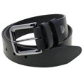 thumbnail image 2 of Mens 1 1/2 Plain Black Latigo Leather Belt Black Buckle Made In America, 2 of 4