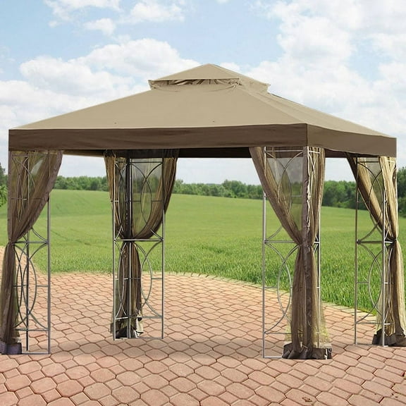 Garden Winds Replaement Canopy Top for Callaway Gazebo - Riplock 350 - TOP TIER 36" x  36"