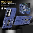 thumbnail image 4 of Hoibon Phone Case for Samsung Galaxy S26 Plus Case,[Slide Camera Cover][Kickstand] [Military Grade Protection] Shockproof Rugged Case for Samsung Galaxy S26 Plus - Blue, 4 of 7
