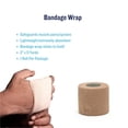 thumbnail image 3 of (1 Roll) Latex Medi-Rip Cotton Bandage Beige Wrap, 2" x 5 Yards (MS-36120), 3 of 4