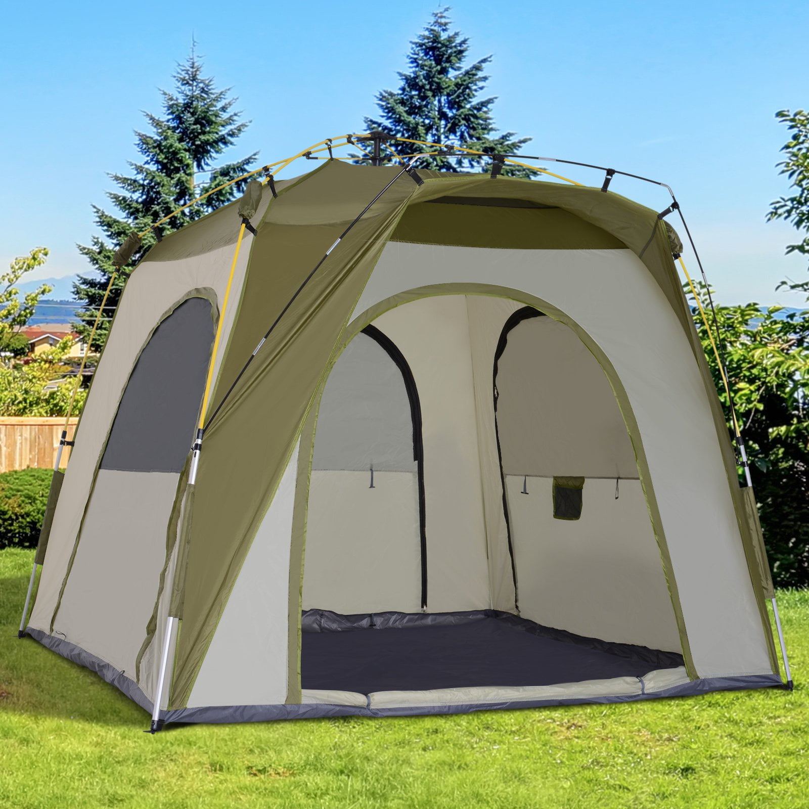 Instant Automatic Camping Tent Outdoor Easy Up Tent Portable