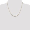 thumbnail image 2 of 14k Yellow Gold 1mm Sparkle Octagonal Box Chain Necklace Pendant Charm, 2 of 9