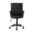 Mainstays Bonded Leather MidBack Manager's Office Chair, Black