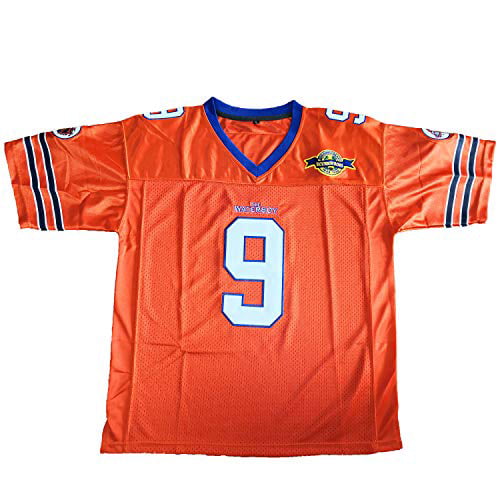  Men 9 Bobby Boucher Football Jersey The Waterboy Mud Dawgs  Movie Jersey Adam Sandler (9 White,XXX-Large) : Clothing, Shoes & Jewelry