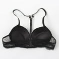 thumbnail image 3 of EIMELI Wuffmeow Womens Front Closure Lace Racer Back Racerback Push Up Bras Seamless Bra set, 3 of 6