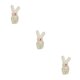 thumbnail image 2 of Colgante de conejo de peluche Ounissouiy Beige 6cm, 2 of 6