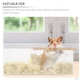 thumbnail image 2 of KALLORY 2Pcs Lightweight Transparent Acrylic Small Pet Bath Containers Sand Boxes, 2 of 8