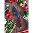 thumbnail image 3 of Ergo Chef Crimson Series 8" Chef's Knife German Stainless Steel w/ Ergonomic G10 Handle, 3 of 5