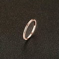 thumbnail image 5 of 1.5MM Rose Gold Wedding Band Stainless Steel Women's Jewelry Tail Ring Size 6-12, 5 of 7