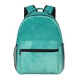 thumbnail image 1 of Disketp Teal Turquoise1 Mochila Estampada para Hombre y Mujer – Mochila Ligera Clásica con Múltiples Bolsillos para Universidad, Trabajo y Viajes-One Size, 1 of 5