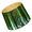 Green Gold, variant on Metal Etching Process Large Lamp Shades, AEELLEEA Drum Big Lampshades for Table Lamp and Floor Light, Pattern of Trees Design, 12x14x10 inch, Spider