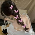thumbnail image 3 of Weflink Pack Of 5 Butterfly Hair Clip For Women Girl Hair Accessories Side Barrettes For Parties Proms School Event Wear, 3 of 20