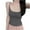 Dark Gray, variant on Camisole Tops for Women, Casual Solid Color Sleeveless Vests with Bra Low Cut Comfortable Summer Blouses