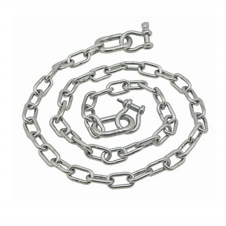 

0.187 in. x 4 ft. Stainless Steel Anchor Chain