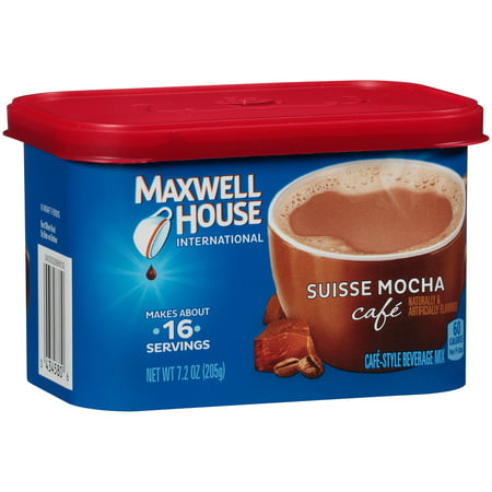 (3 Pack) Maxwell House International Suisse Mocha Coffee, 7.2 oz (Best Tea To Replace Coffee)